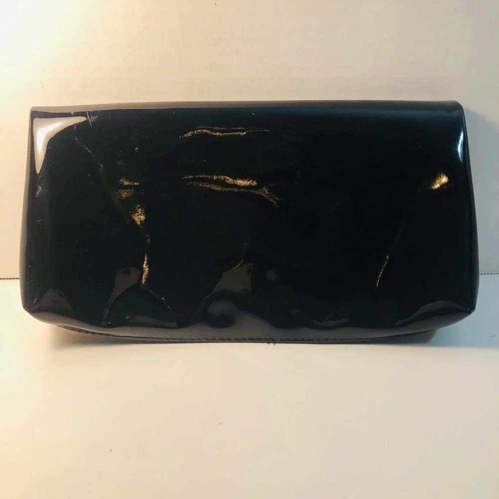 Estee Lauder Make-up Bag/ Clutch With Gold Studs Very Nice!